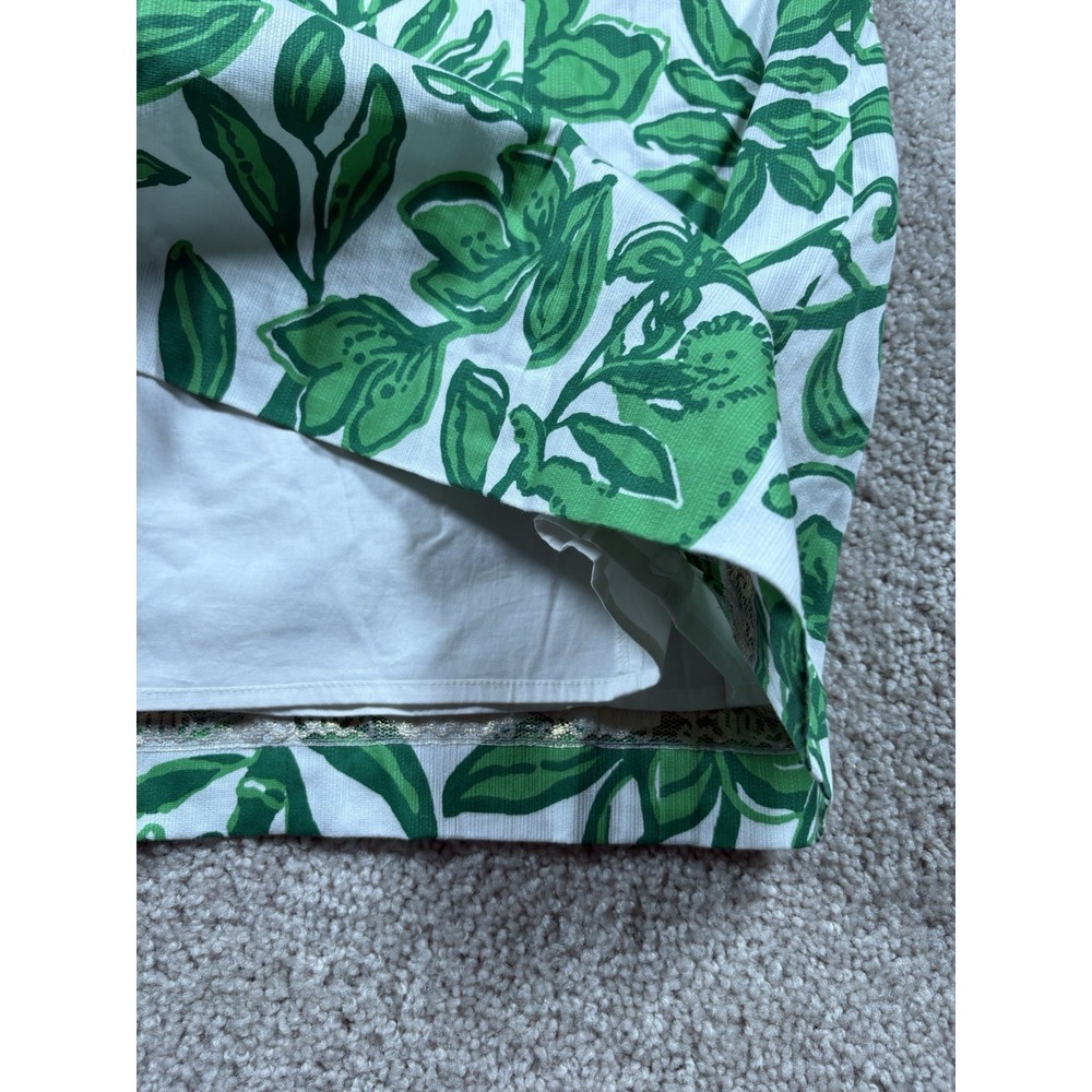 Lilly Pulitzer Mila Stretch Shift Dress Size 8 Fiddle Leaf Green Escape Plan - Picture 6 of 8